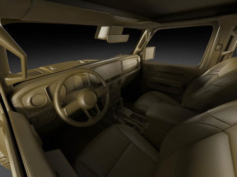 Jeep Gladiator 2024 Model 3D
