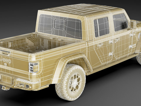 Jeep Gladiator 2024 Model 3D