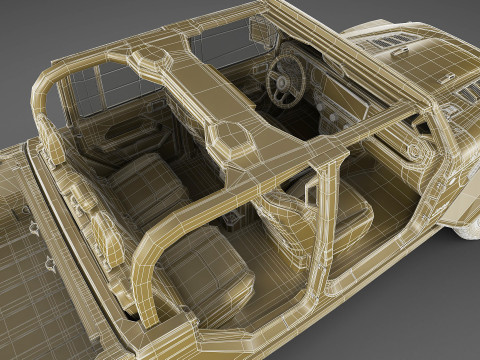 Jeep Gladiator 2024 Model 3D