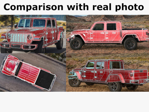 Jeep Gladiator 2024 Model 3D