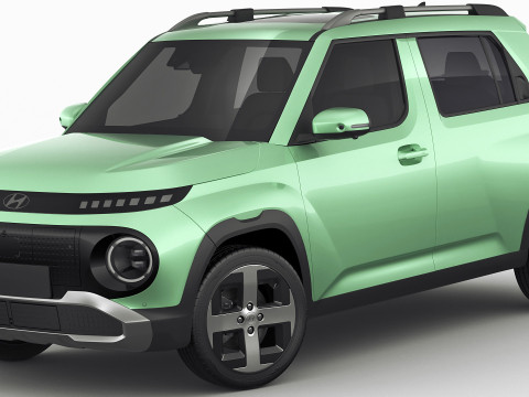 Hyundai Inster 2025 3D मॉडल