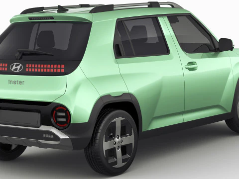 Hyundai Inster 2025 3D Model
