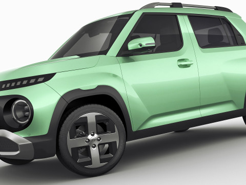 Hyundai Inster 2025 3D मॉडल