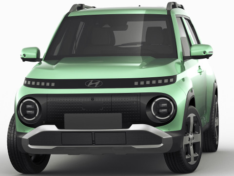 Hyundai Inster 2025 3D मॉडल