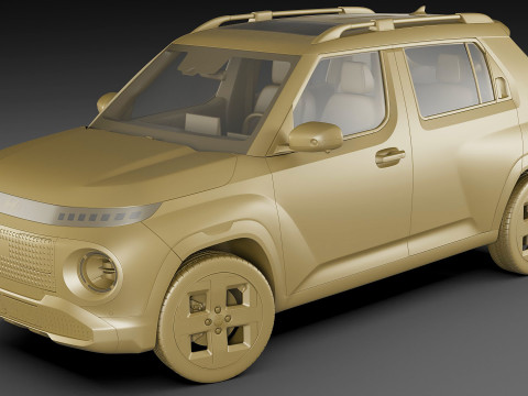 Hyundai Inster 2025 3D मॉडल