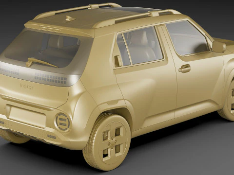 Hyundai Inster 2025 3D Model