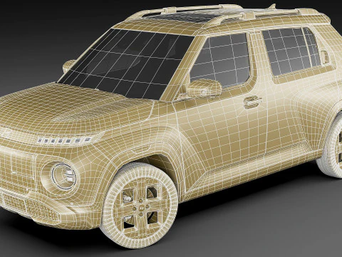 Hyundai Inster 2025 3D Model