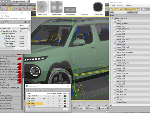Hyundai Inster 2025 3D Model