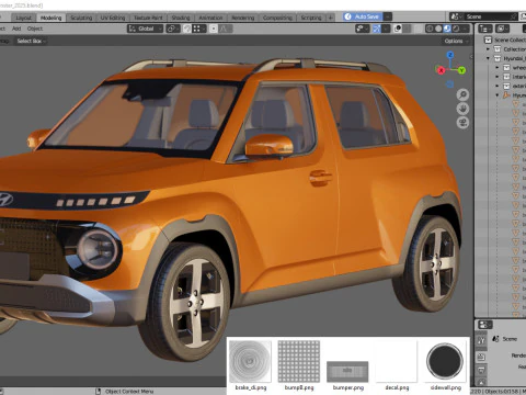 Hyundai Inster 2025 3D Model