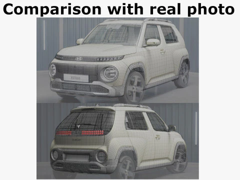 Hyundai Inster 2025 3D Model