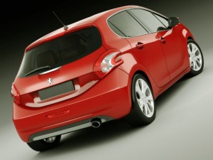 peugeot 208 5 door 3Dモデル