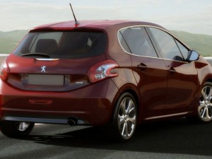 peugeot 208 5 door 3Dモデル