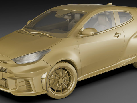 Toyota GR Yaris 2024 3D Модель
