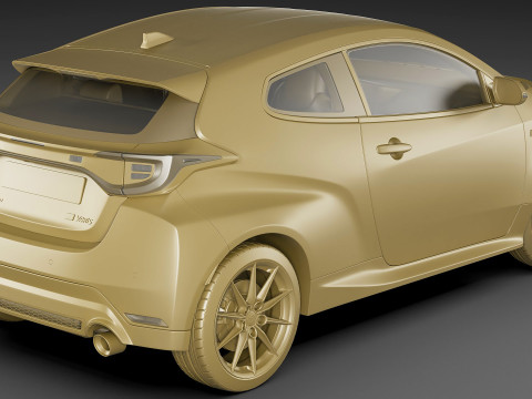 Toyota GR Yaris 2024 3D Модель