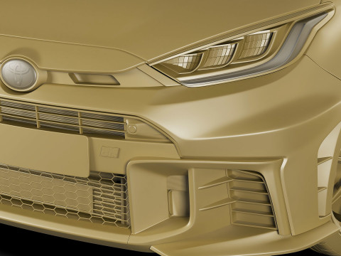 Toyota GR Yaris 2024 3D Модель