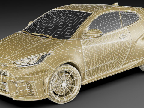 Toyota GR Yaris 2024 3D Модель