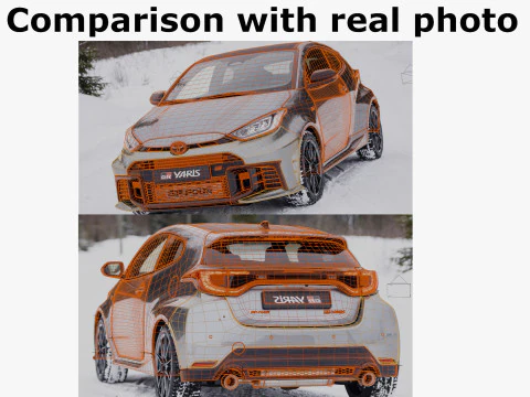 Toyota GR Yaris 2024 3D Model