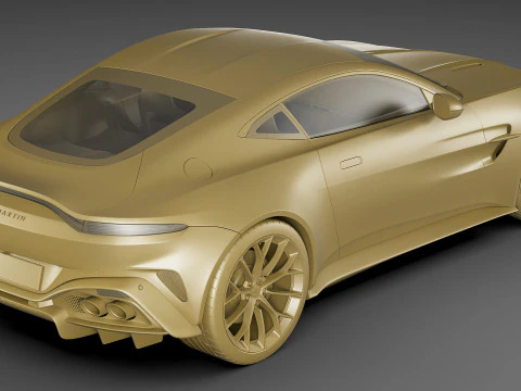 Aston Martin Vantage 2025 3D Model