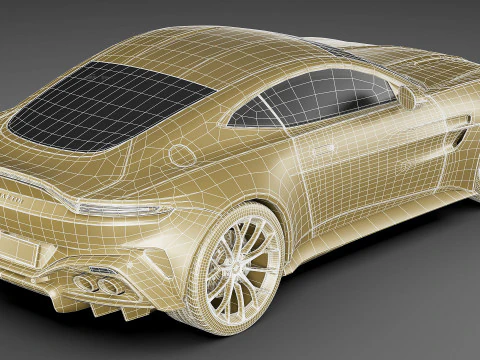 Aston Martin Vantage 2025 3D Model