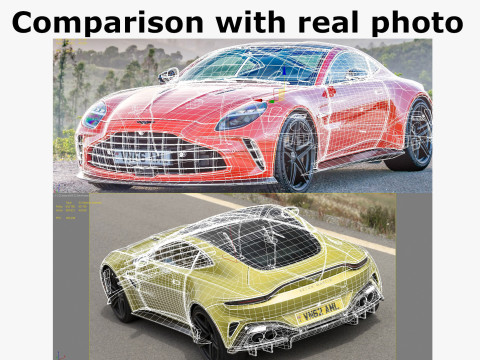 Aston Martin Vantage 2025 Modelo 3D