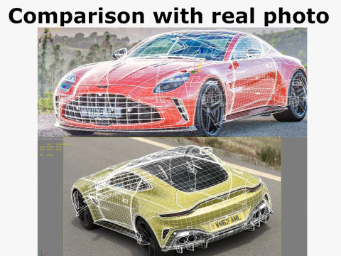 Aston Martin Vantage 2025 3D Model