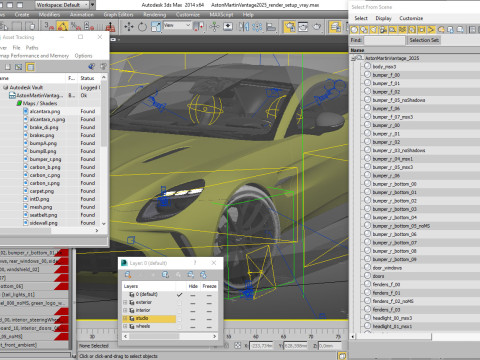 Aston Martin Vantage 2025 Modelo 3D