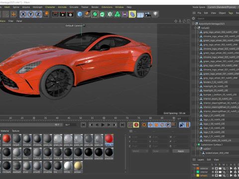 Aston Martin Vantage 2025 3D Model