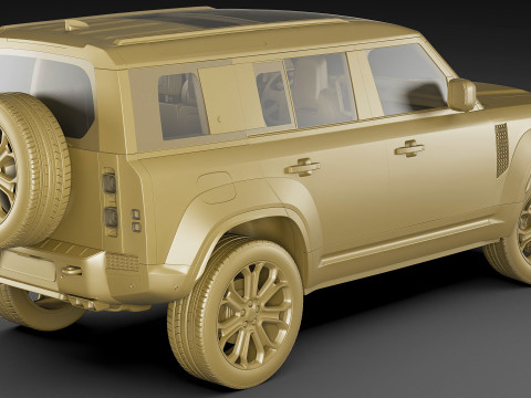 Land Rover Defender 110 OCTA 2025 3D Модель