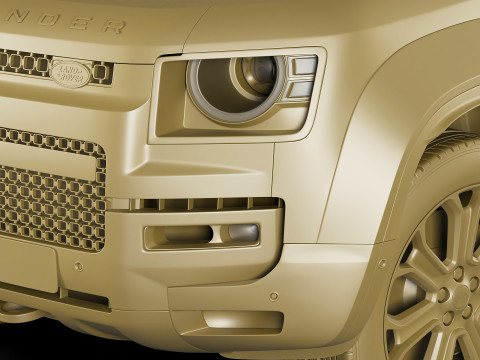 Land Rover Defender 110 OCTA 2025 3D Модель