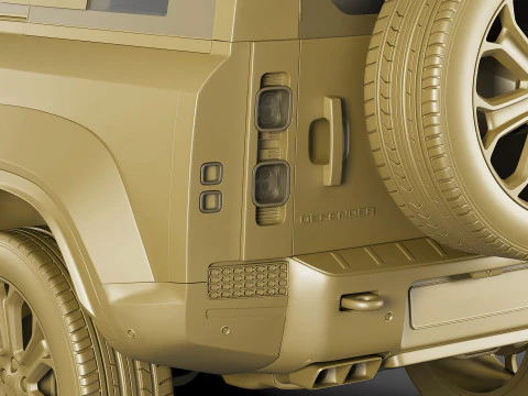 Land Rover Defender 110 OCTA 2025 3D Model