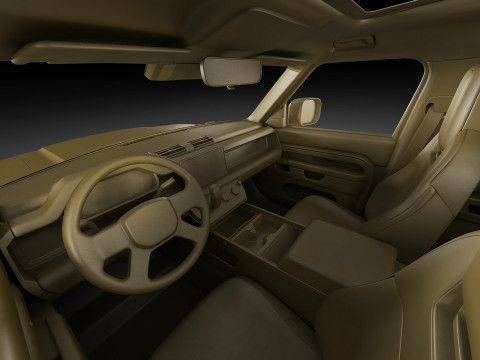 Land Rover Defender 110 OCTA 2025 3D Модель