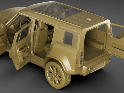 Land Rover Defender 110 OCTA 2025 3D Модель