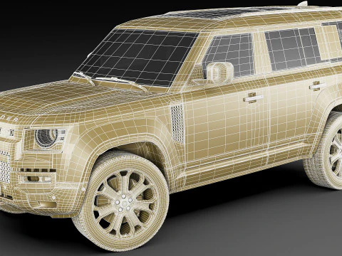 Land Rover Defender 110 OCTA 2025 3D Model