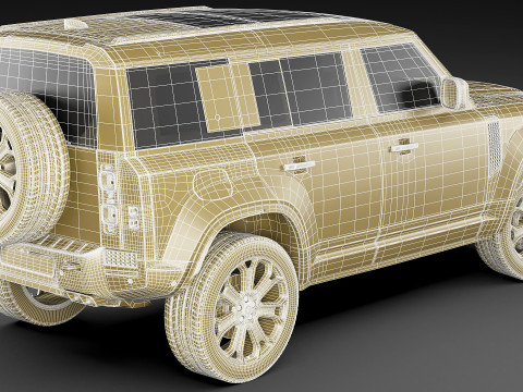Land Rover Defender 110 OCTA 2025 3D Модель