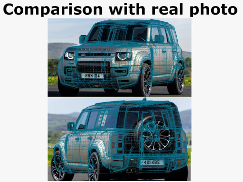 Land Rover Defender 110 OCTA 2025 3D Модель