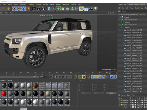 Land Rover Defender 110 OCTA 2025 3D Модель