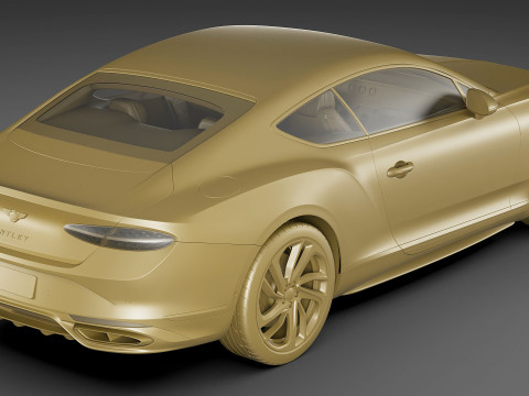Bentley Continental GT 2025 3D 모델