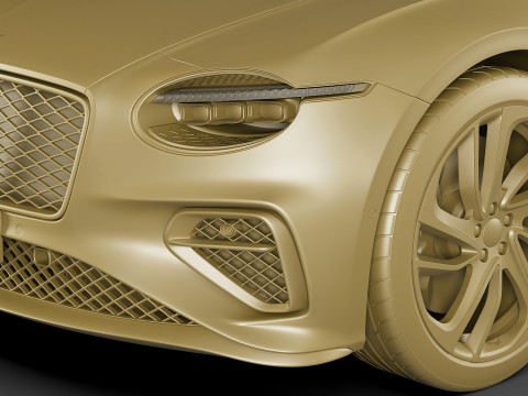 Bentley Continental GT 2025 3D 모델
