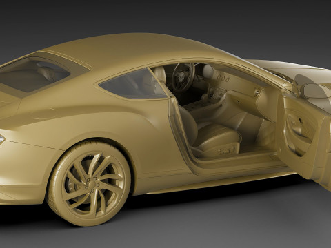 Bentley Continental GT 2025 3D 모델