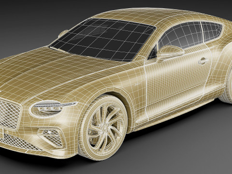 Bentley Continental GT 2025 3D 모델