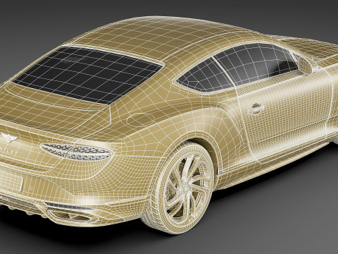 Bentley Continental GT 2025 3D 모델