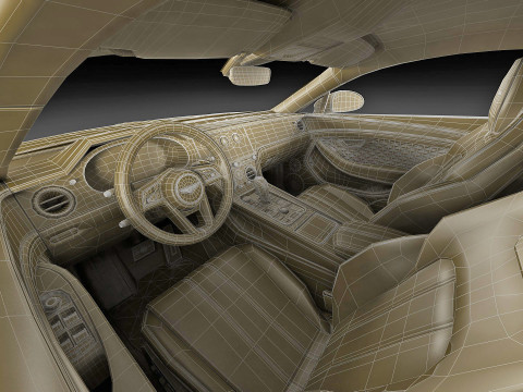 Bentley Continental GT 2025 3D 모델
