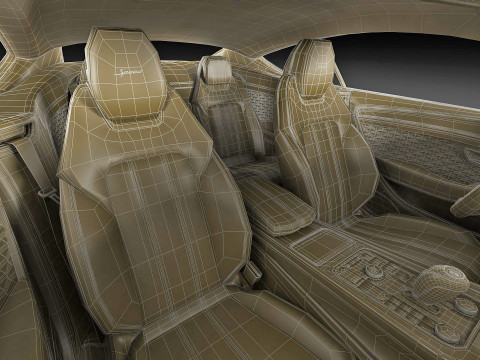 Bentley Continental GT 2025 3D 모델