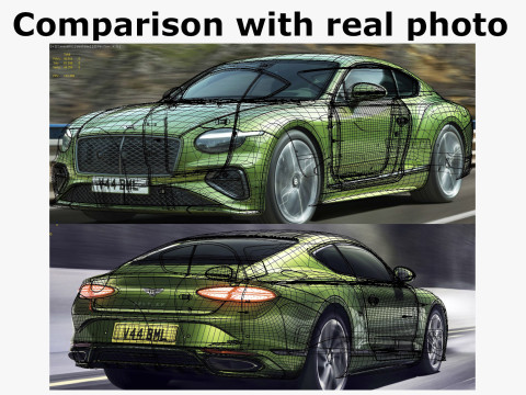Bentley Continental GT 2025 3D 모델