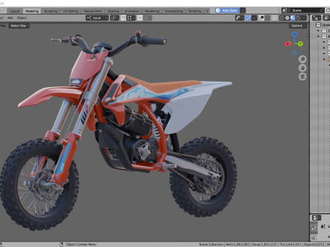 KTM SX-E5 3Dモデル