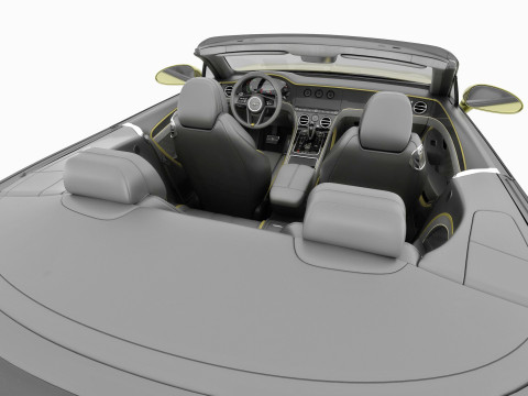 Bentley Continental GTC 2025 Model 3D