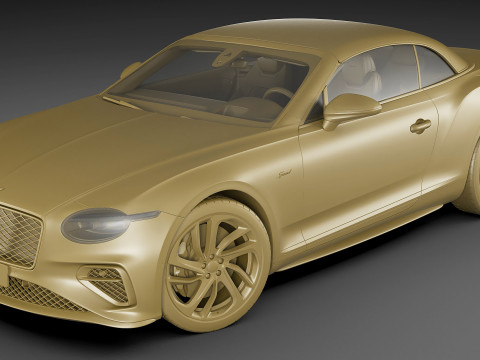 Bentley Continental GTC 2025 Model 3D