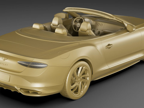 Bentley Continental GTC 2025 Model 3D
