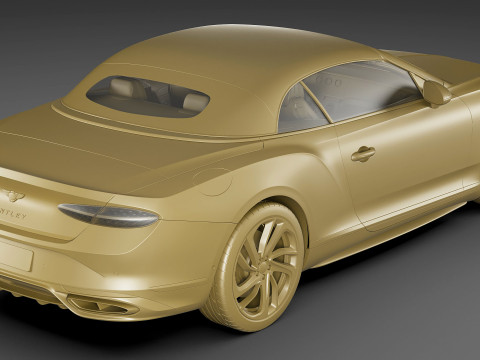 Bentley Continental GTC 2025 Model 3D