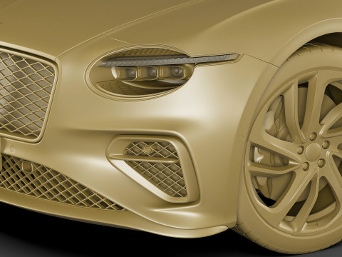 Bentley Continental GTC 2025 Model 3D